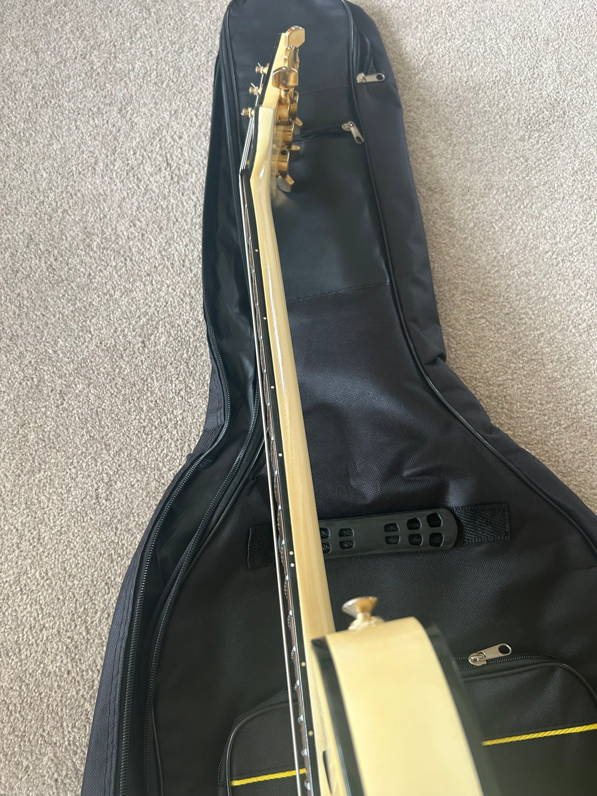 Aria Pro II TA-60 White Metallic Left Handed