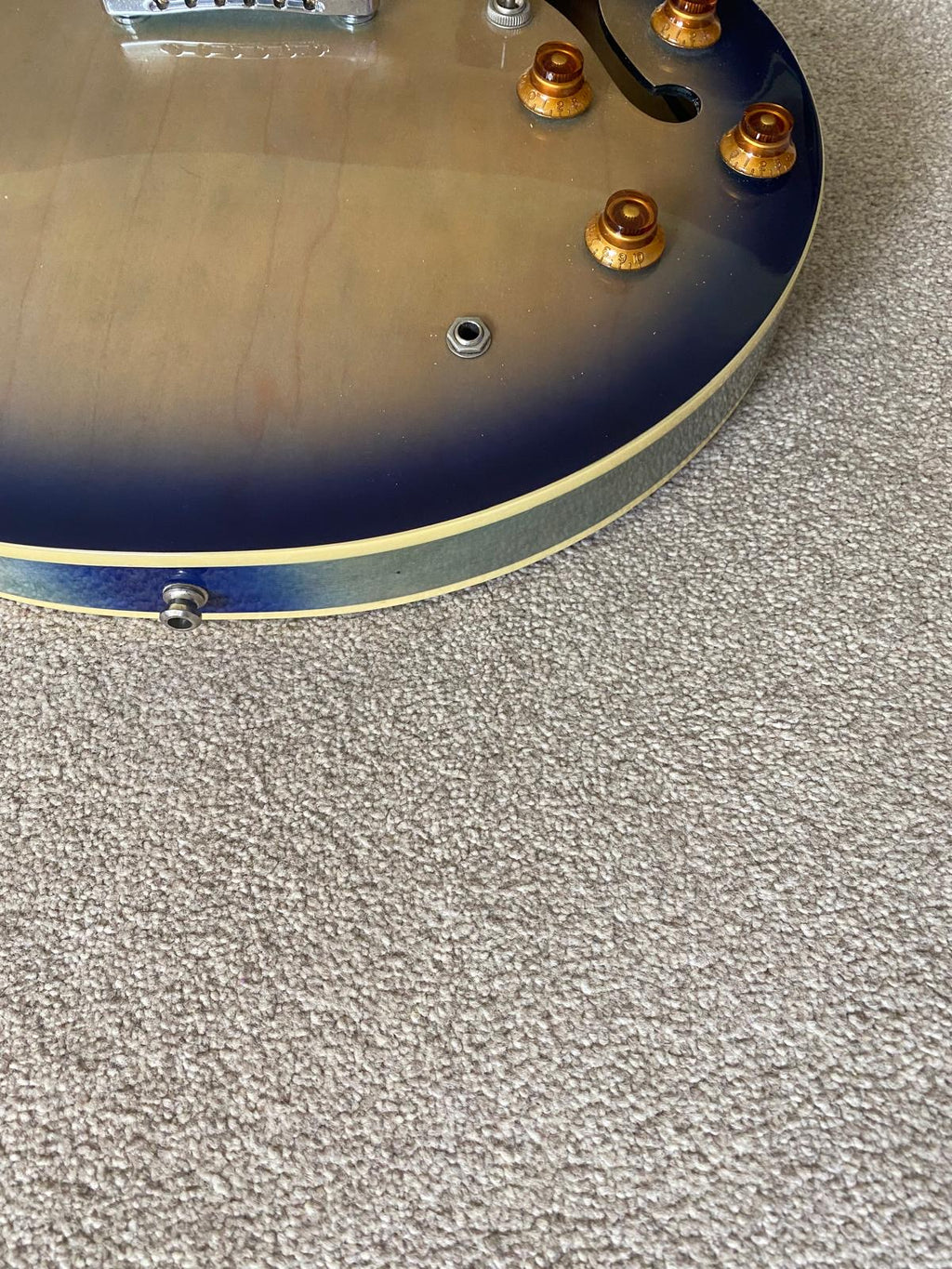 Epiphone 335 Dot MIK Blue Burst w Hardcase